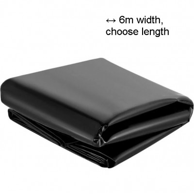 6m Wide PVC Pond Liner 0.5mm Thickness (Length Per Metre)
